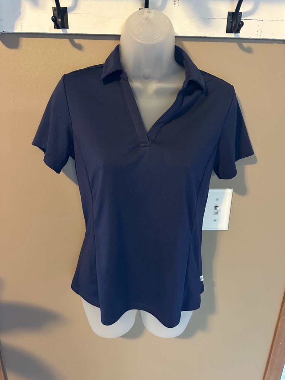 Lady Hagen Women's Short Sleeve Polo - Navy Blue